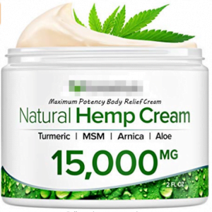 Natural hemp cream, 15 000 mg